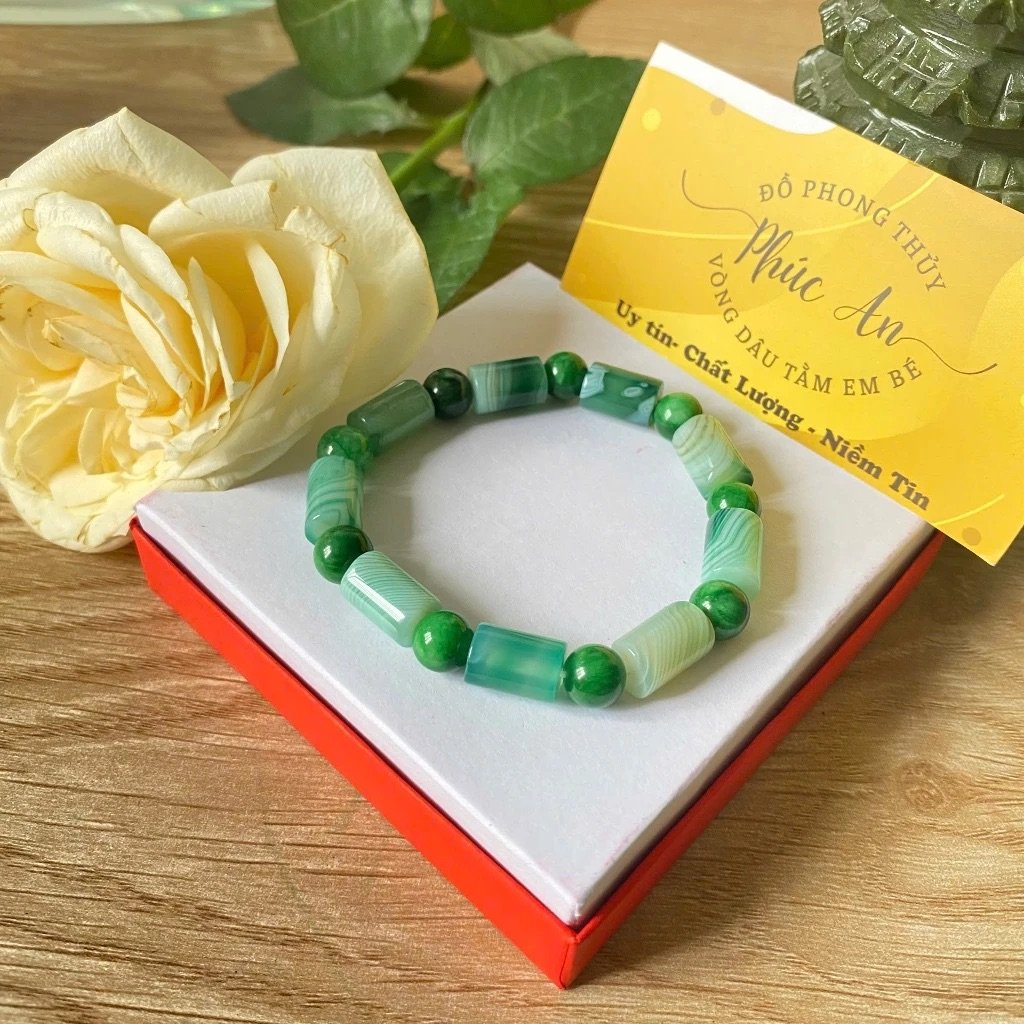 Vòng Tay Đá Lu Thống Phong Thủy – Chiêu Tài, Gọi Lộc, Hút Duyên May